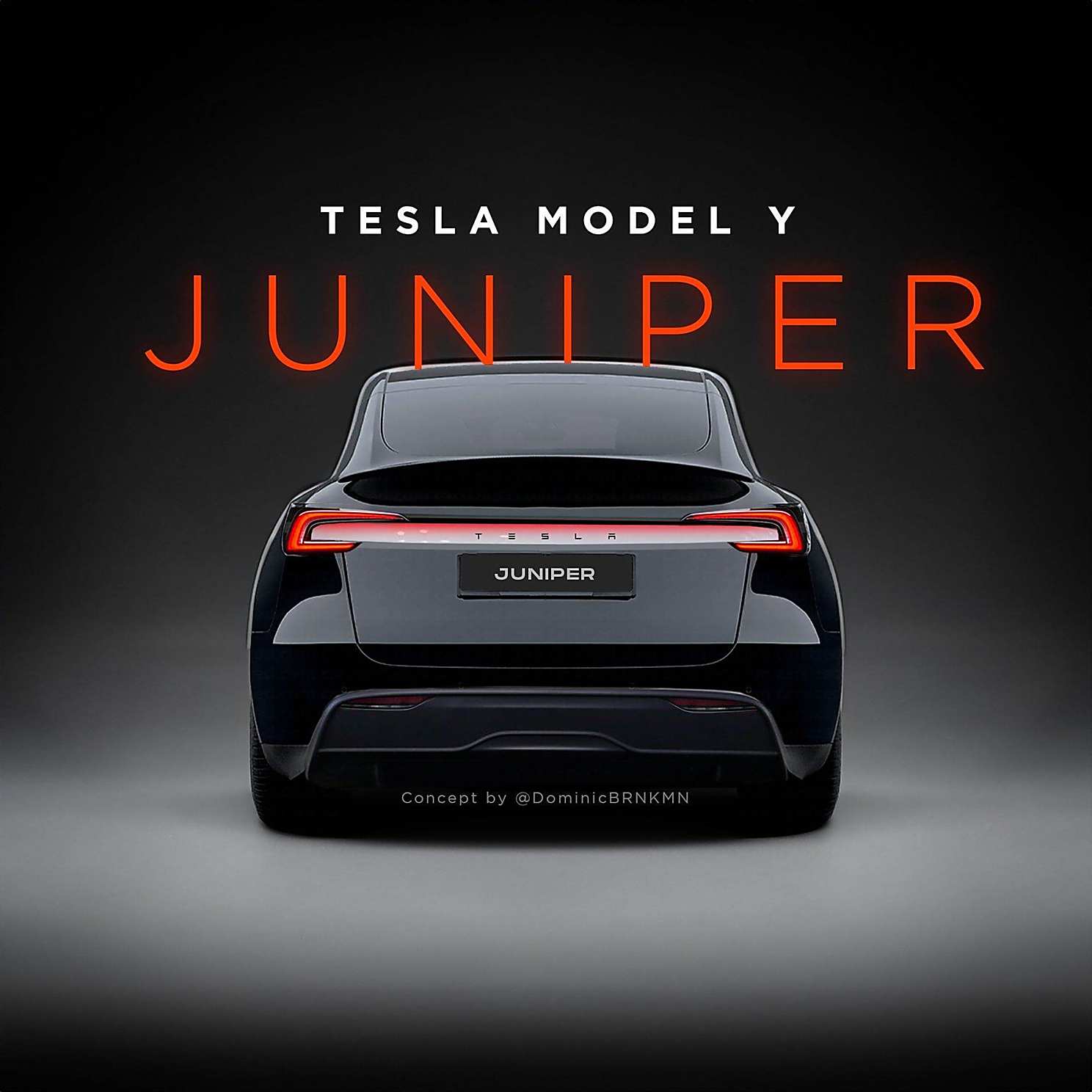 特斯拉Model Y最新諜照來了,牌照框有變化,續航或超800km