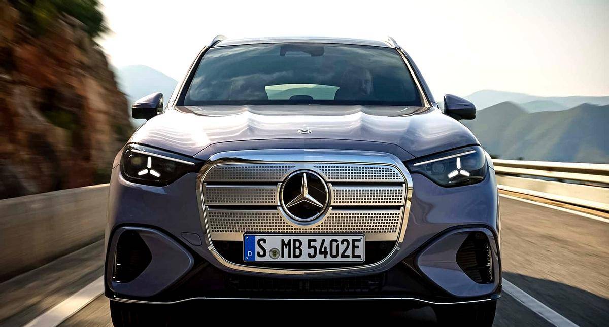 國產奔馳GLC EV諜照曝光:軸距加長,海外設計延續背后的深意