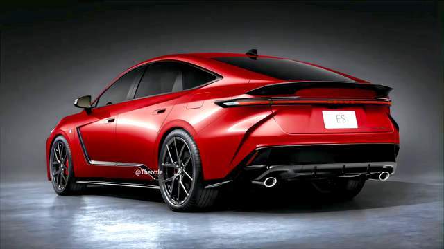 全新雷克薩斯ES本就帥氣,但這款雷克薩斯ES F-Sport渲染圖更驚艷