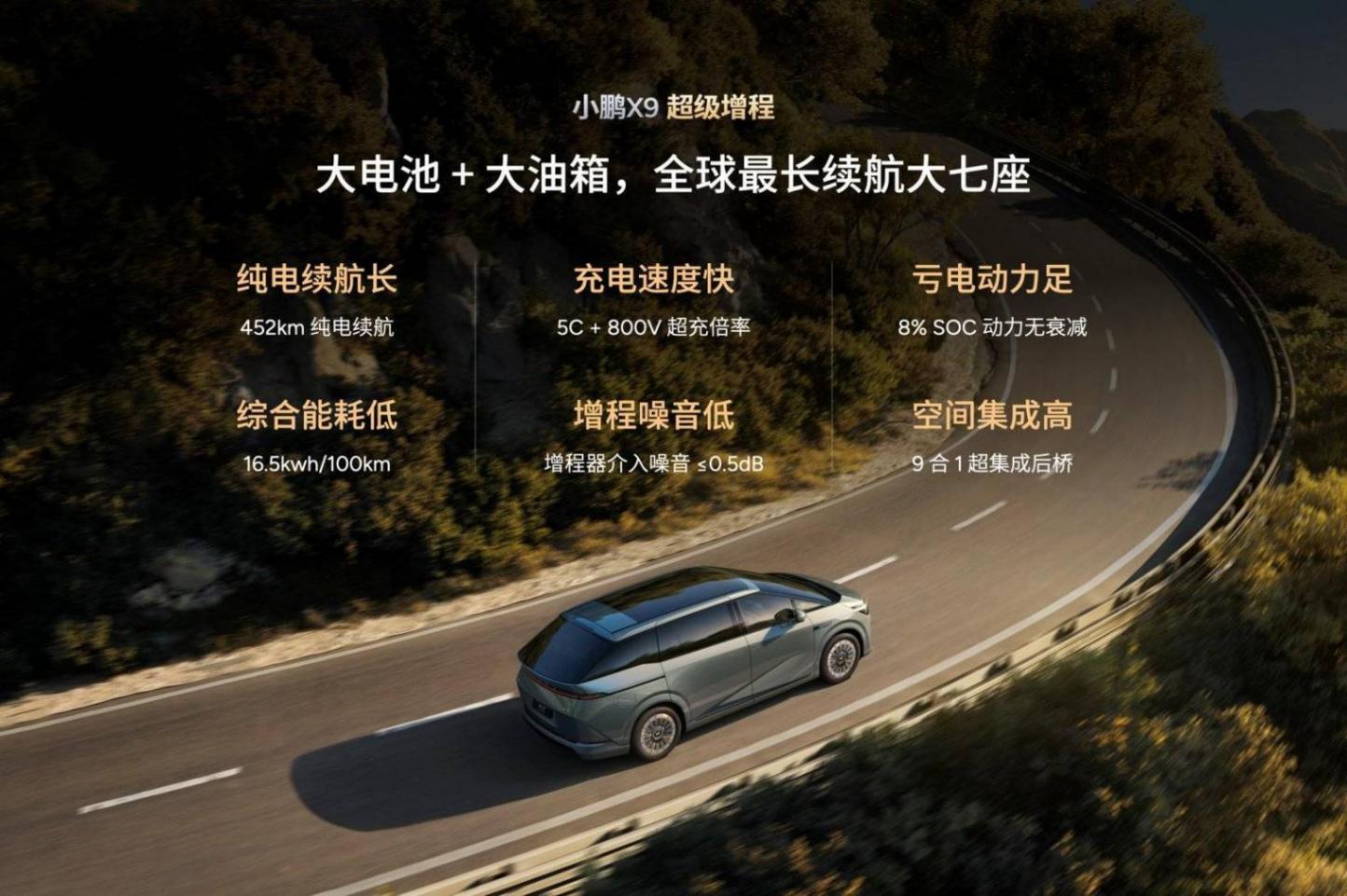 強強聯(lián)手,小鵬 X9 與華為共造「下一代」增程系統(tǒng)